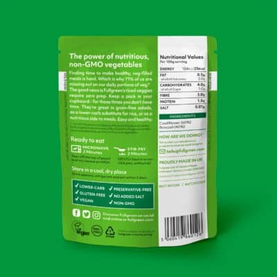 FullGreen Riced Cauliflower & Broccoli 200g