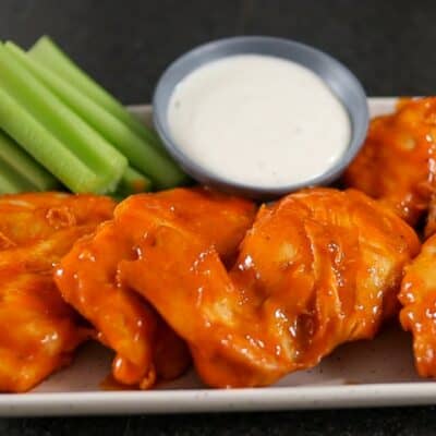 Creamy buffalo chicken thighs