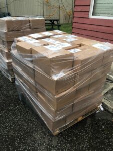 Our first ever pallet of deliveries 👋
