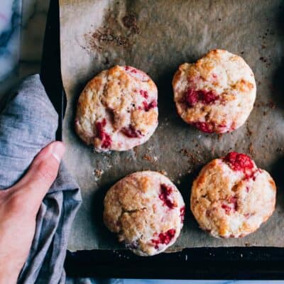 Sweet Raspberry Scones